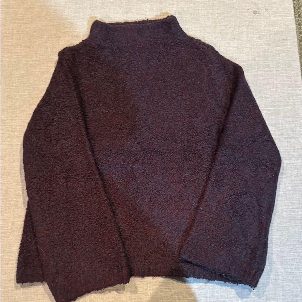 Ann Taylor Brown Cowl Neck Sweater